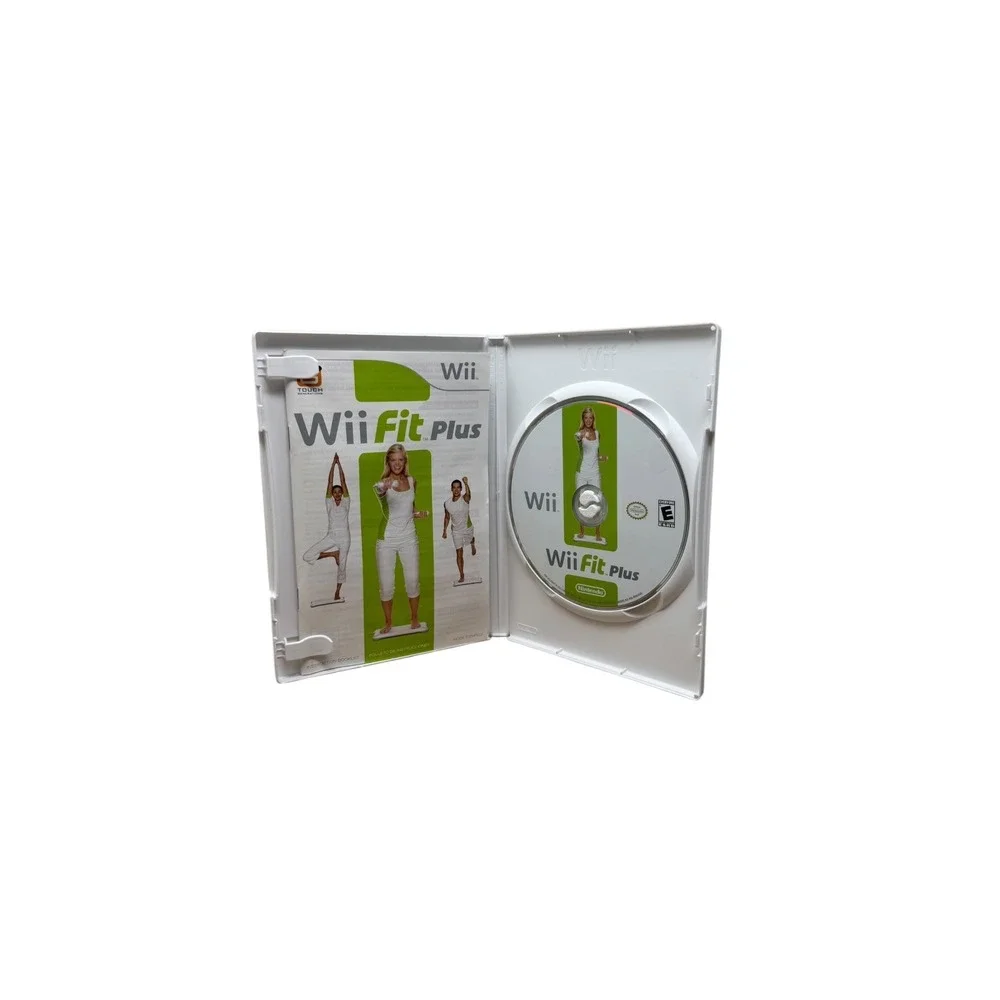Wii Fit Plus Nintendo Wii Video Game with Manual [No Balance Board] Tested